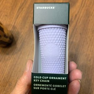 Starbucks Lilac color keychain